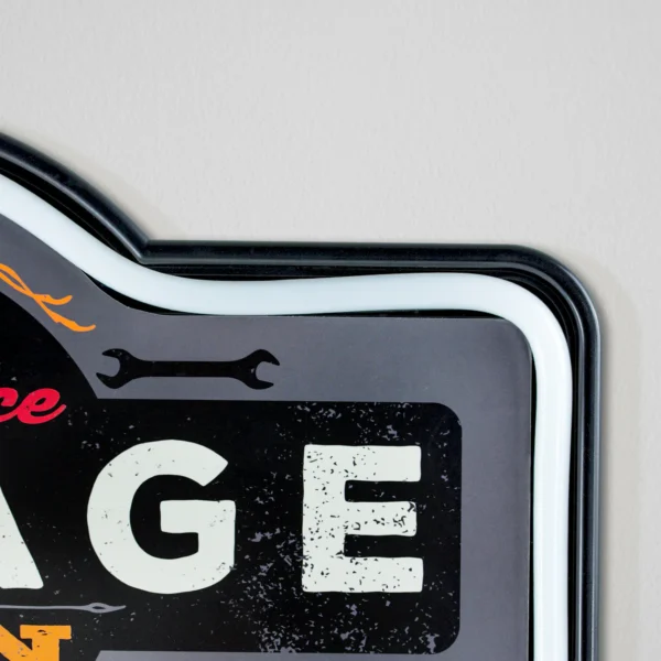 enseigne à éclairage leds big daddy's garage