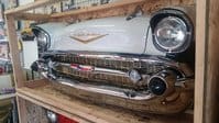 Calandre pour décoration murale - Chevy 1957 - Pièce authentique