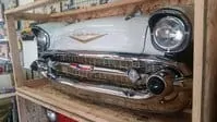 Calandre pour décoration murale - Chevy 1957 - Pièce authentique