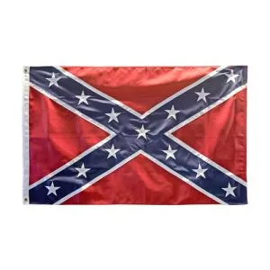 drapeau confédéré imprimé 152cm x 91cm battle flag naval jack