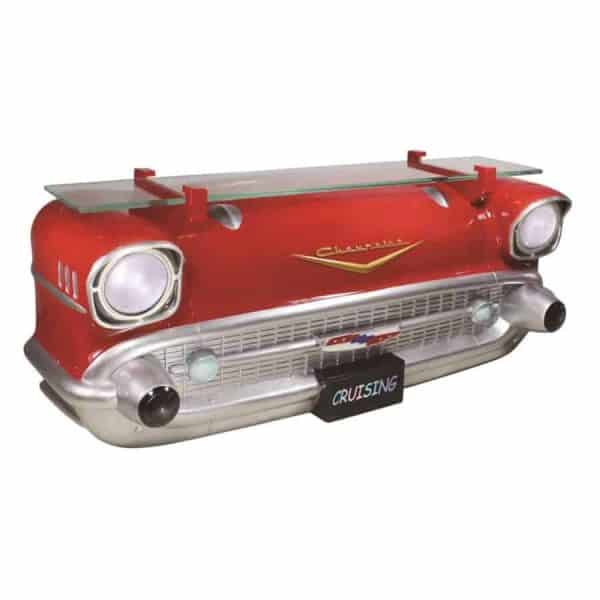 GM 1957 Chevrolet Bel-Air Etagere murale en resine pour deco americaine