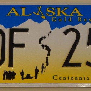 Alaska Plaque d'immatriculation americaine swap meet