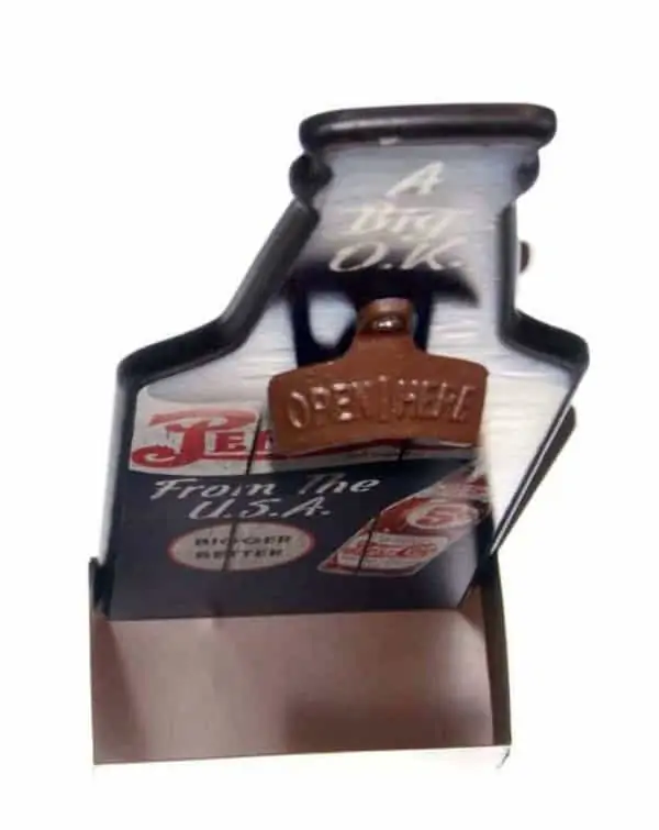 Decapsuleur de bouteille pour décoration americaine Pepsi-Cola