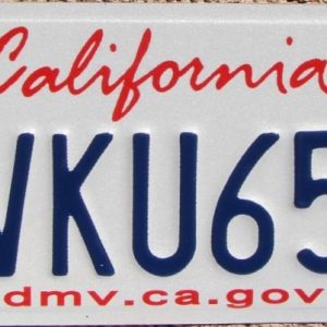 California Plaque d'immatriculation americaine swap meet