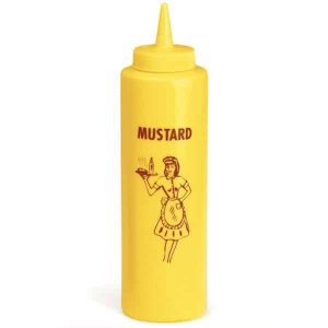 Distributeur de Moutarde 350ml pour restaurant americain NostalgiaDistributeur de Moutarde 350ml pour restaurant americain Nostalgia