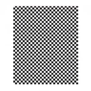 Emballages Burger à Damier Noir et Blanc 1000 feuilles