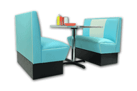 Banquette rétro américaine - Design années 1950 Malibu