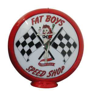 Fat Boys Speed Shop Globe publicitaire de pompe a essence