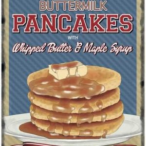 Plaque publicitaire de décoration murale 10097 pancakes