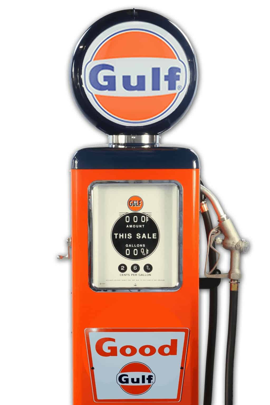 Ancienne pompe essence américaine Gulf: Déco USA
