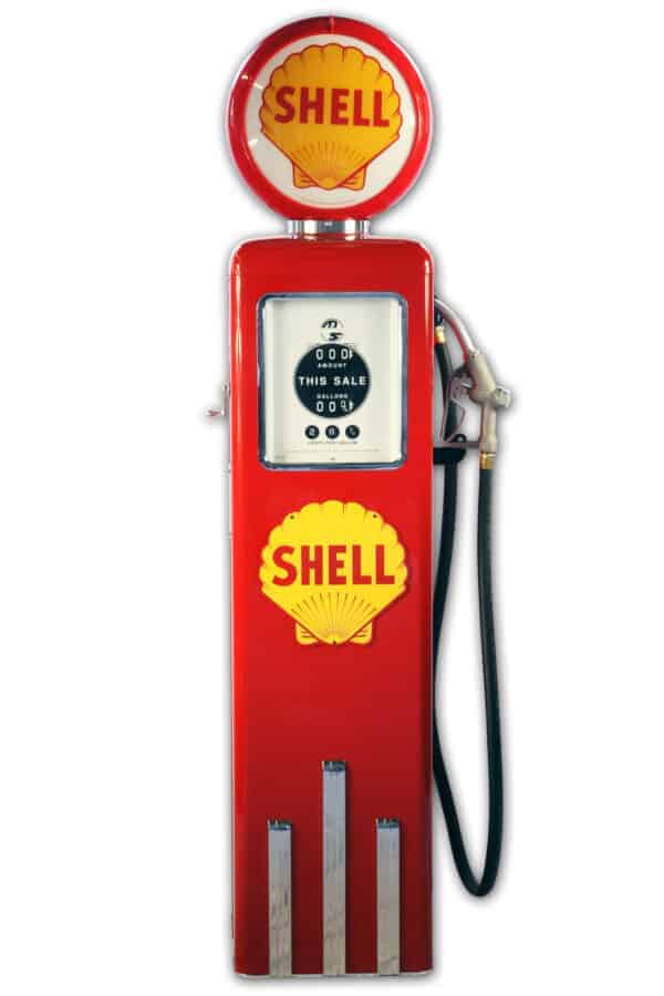 Pompe à essence americaine 8 Ball Shell Gasoline