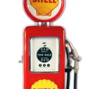 Pompe à essence americaine 8 Ball Shell Gasoline