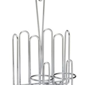 Rack chrome pour table vintage des restaurants americain diner