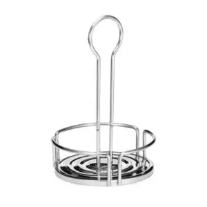 Rack rond chrome pour table vintage des restaurants americain diner