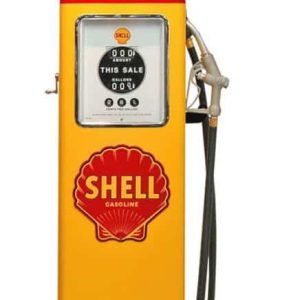 Pompe a essence de la marque Shell
