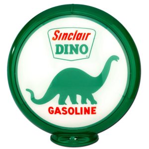 Sinclair Dino Globe publicitaire de pompe a essence