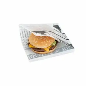 Sachet papier gras pour hamburger