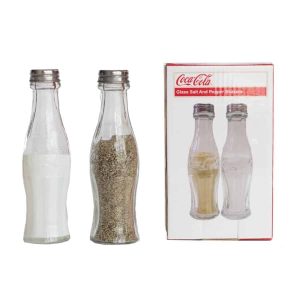 Shaker Sel et Poivre en forme de bouteille de la marque Coca-Cola