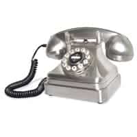 1930s Replique de Lobby Phone Alu Brossé