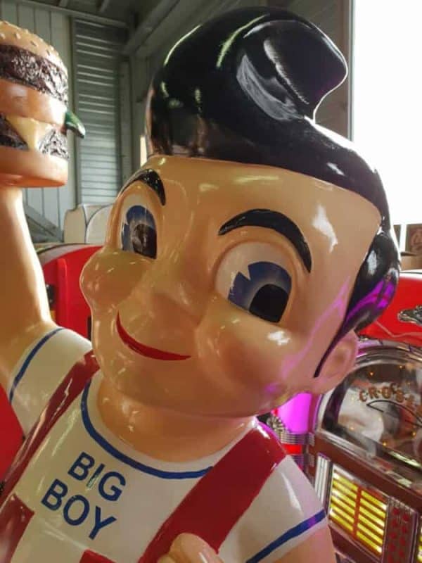 Statue du Big Boy effigie des restaurant américain de Californie