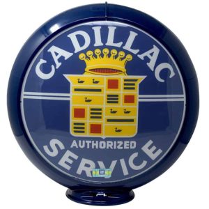 Cadillac Service Parts Globe publicitaire de pompe a essence