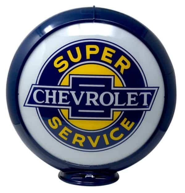 Chevy Service Parts Globe publicitaire de pompe a essence