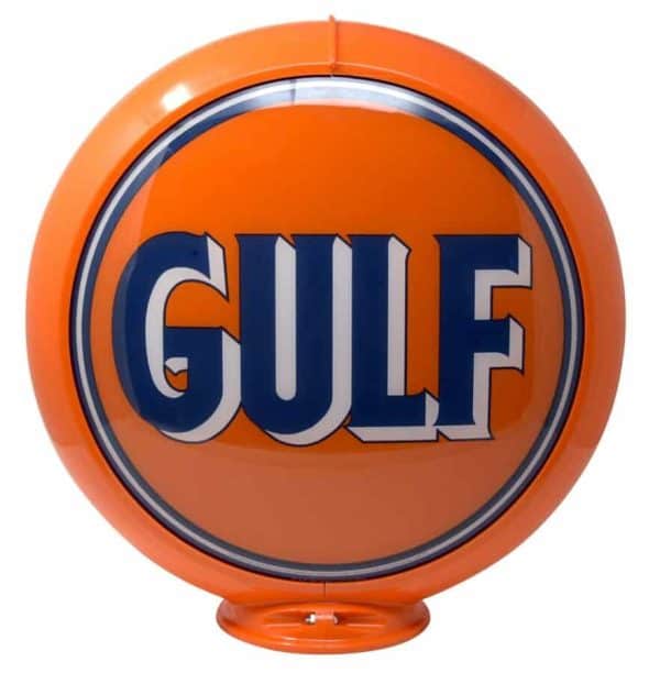Gulf Globe publicitaire de pompe a essence