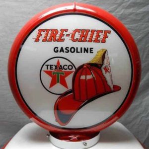 Texaco Fire Chief Globe publicitaire de pompe a essence