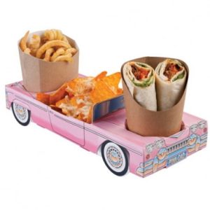 Cadillac Lot de 250 barquettes cartons pour menu et/ou anniversaire enfants