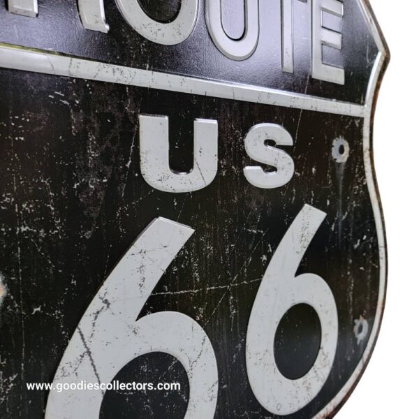 route us 66 xl 58cm alu en relief
