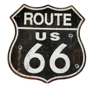 route us 66 xl 58cm alu en relief