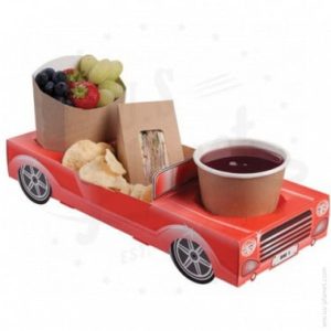 Muscle Car Lot de 250 barquettes cartons pour menu et/ou anniversaire enfants