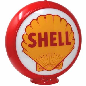 shell Globe publicitaire de pompe a essence
