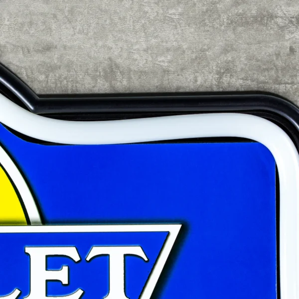 enseigne à éclairage leds chevrolet super service