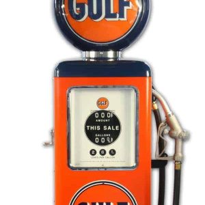 Pompe à essence americaine 8 Ball Gulf Gasoline