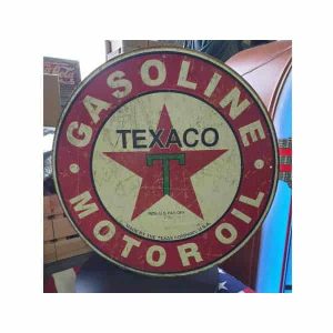 Texaco plaque publicitaire station serviceTexaco plaque publicitaire station service