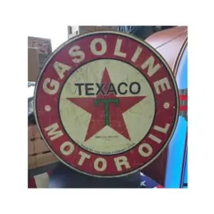Texaco plaque publicitaire station serviceTexaco plaque publicitaire station service