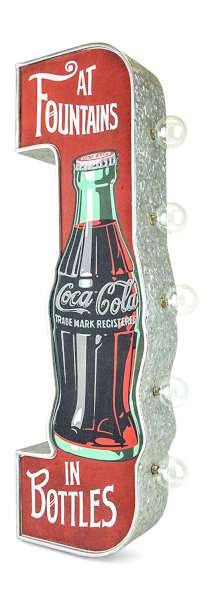 Enseigne murale a led Coca Cola