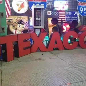Enseigne De Station Service Texaco Et Star Sign 5