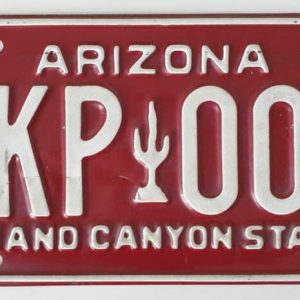 Plaque immatriculation americaine Arizona