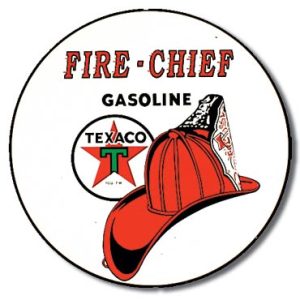 Plaque de décoration murale Texaco Fire Chief