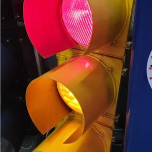 Feux de circulation americains Poly Jaune 3LG