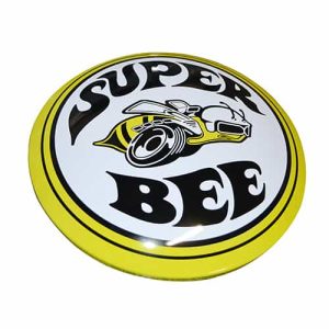 Plaque publicitaire bombee Super Bee