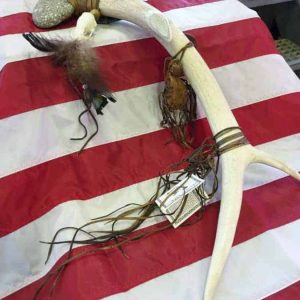 Native American Indian Antler Spirit Tomahawk