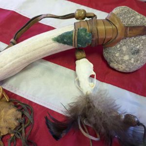 Native American Indian Antler Spirit Tomahawk