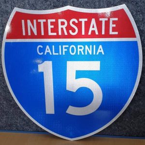 Panneau Interstate Highway CALIFORNIA 15