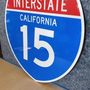 Panneau Interstate Highway CALIFORNIA 15