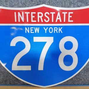 Panneau Interstate Highway NEW YORK 278