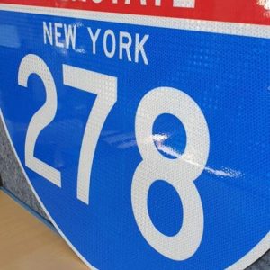 Panneau Interstate Highway NEW YORK 278