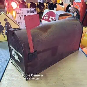 boîte aux lettres vintage des rues et villes américaines